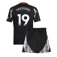 Camisa de Futebol Arsenal Leandro Trossard #19 Equipamento Secundário Infantil 2024-25 Manga Curta (+ Calças curtas)